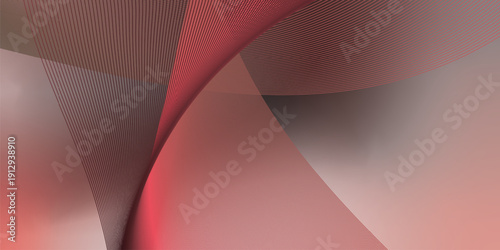 Indian Pink and Sienna abstract shape grainy gradient background with black noisy texture for wide banner poster and header design