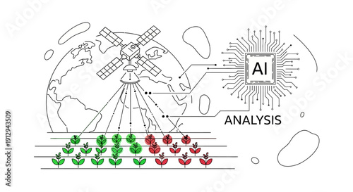 Smart Home Assistant Speaker Emitting Wi-Fi Signal, Modern Technology Concept Illustration on Light Gradient Background