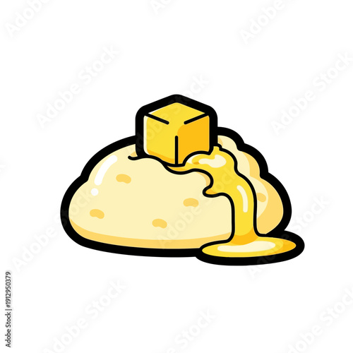 Melted Butter on Mashed Potatoes Icon