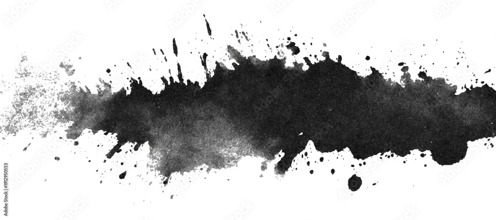 Obraz premium Textured grunge brush stroke shape background. vector dirty paint splatters vintage distress effects and artistic design.