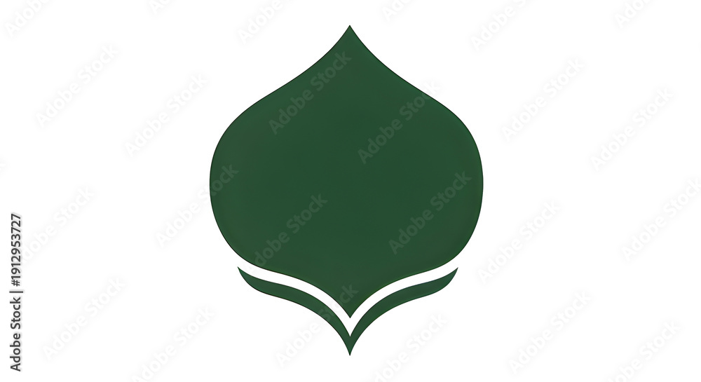 Obraz premium Islamic UI Button Shape Flat Vector for Ramadan App Design