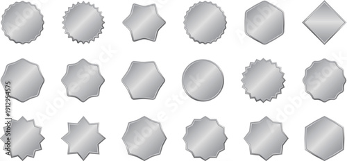 シルバーのメダルのセット