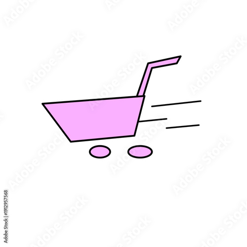 vector illustration of a shopping cart