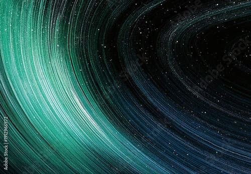 Abstract green and blue gradient background with a grainy texture