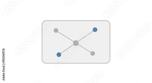 Simple Network Diagram with Central Node.