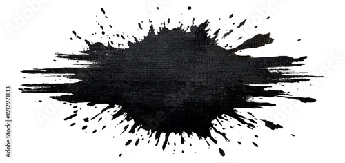 Decorative grungy brush stroke texture. grunge rough splat shapes dirty ink stains and abstract artistic background design.