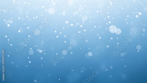 Blue background with white bokeh lights 7