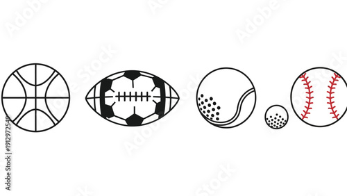 Basketball Football Tennis Baseball Golf Balls.
