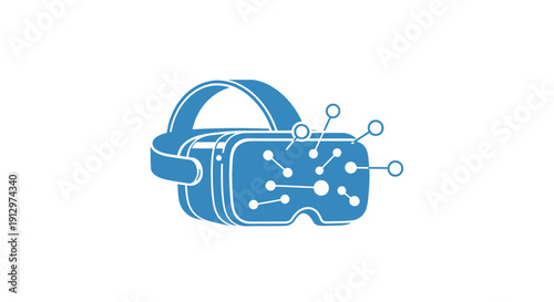 Virtual Reality Headset Device Technology.