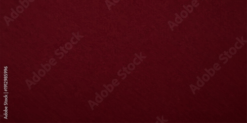 Red grunge paper texture and dark vintage material surface design with a rough blank canvas backdrop for a festive Christmas wallpaper or old textile fabric pattern