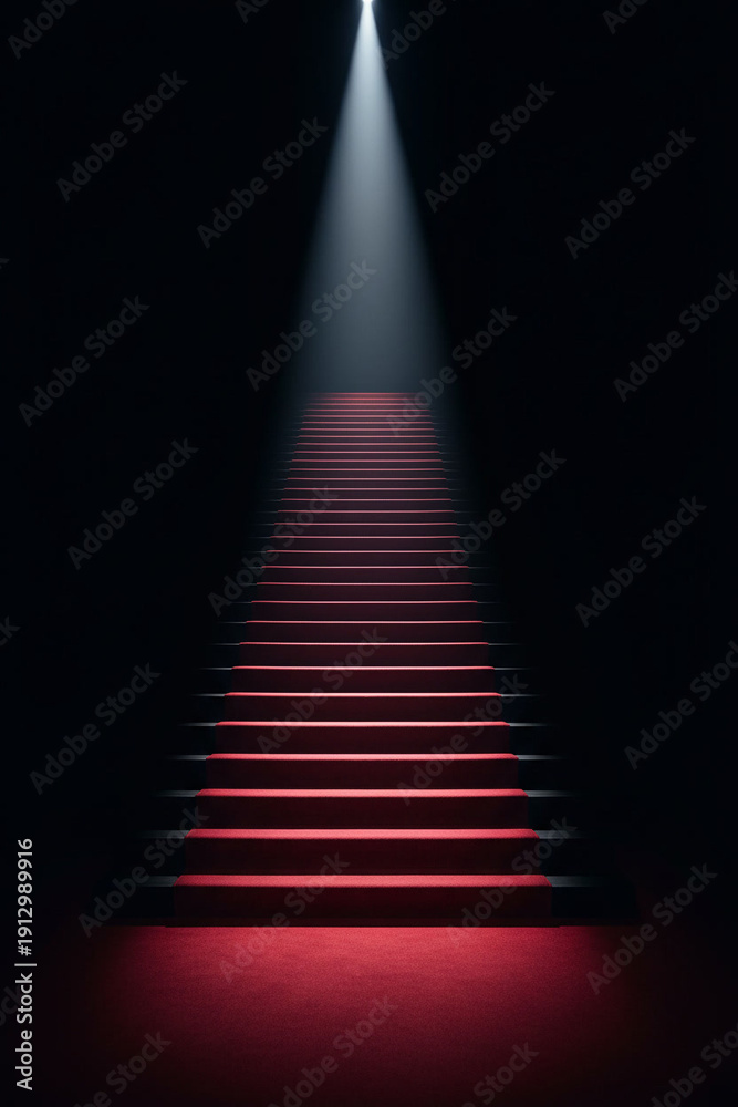 Obraz premium abstract red carpet