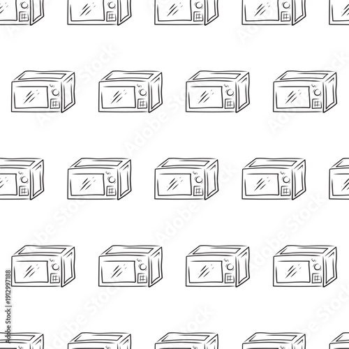 kitchen utensil seamless pattern element for culinary background