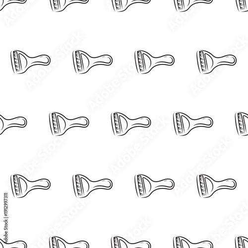 kitchen utensil seamless pattern element for culinary background