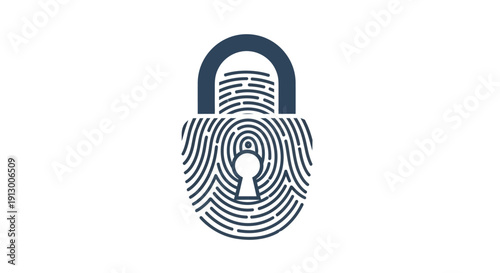 Fingerprint Integrated Lock Security Concept.