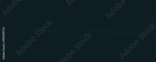 Subtle Wavy Lines on a Dark Blue Abstract Background