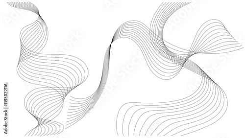 abstract glowing wave background. Dynamic flowing wave lines design element wallpaper background with wave design. Vector illustration