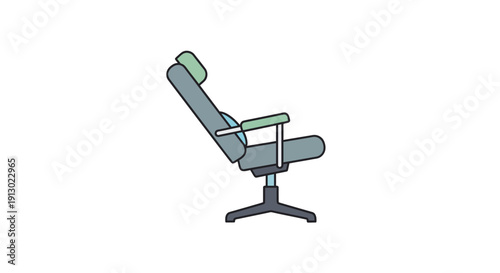 Modern ergonomic office chair design.