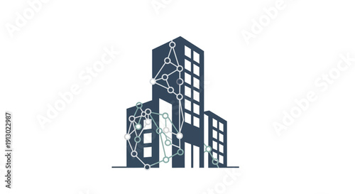 Modern office building architectural design.