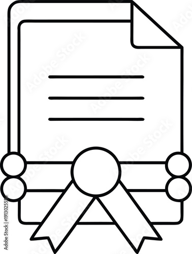 commons license line art vector illustration on transparent background