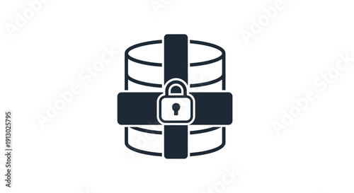 Secure data storage with lock protection.
