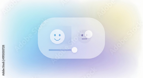digital smile circle ball vector illustration.