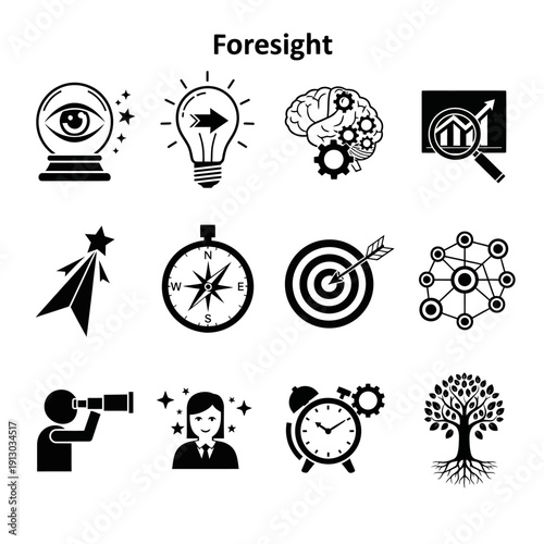 Obraz na płótnie Business strategy and vision concepts.