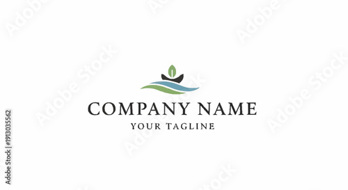 Company Logo Design with Person Symbol.