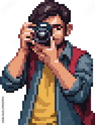 Photographer Pixel Art