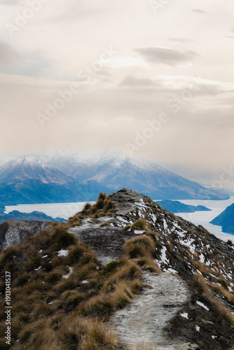 mountain landscape in new zealand