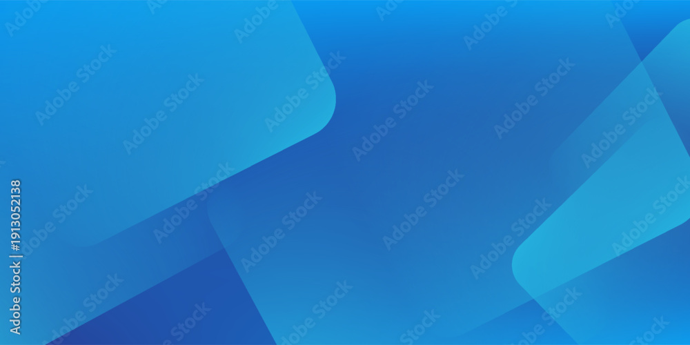 Obraz premium Abstract blue background. Dynamic shapes composition. Minimalist geometric design. Suit for poster, brochure, banner, cover, flyer, book, website, corporate