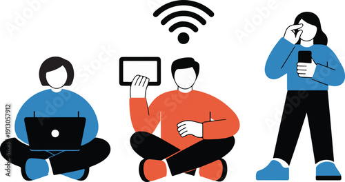 Business Decision Making Silhouette Scene – Strategic Choice, Direction Selection and Leadership Responsibility Concept