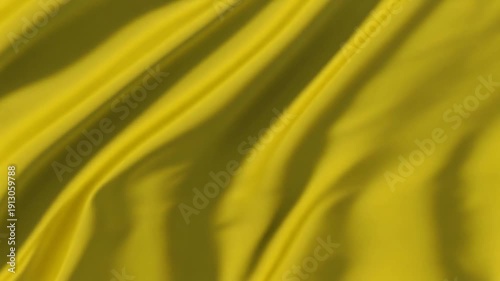 Wallpaper Mural Golden Flow: Draped Yellow Fabric with Textured Folds and Dynamic Light Play Torontodigital.ca