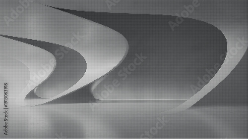 Halftone artistic background with intricate patterns and textures