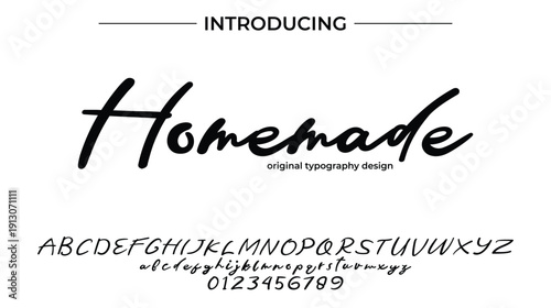Homemade - Elegant Script Font for Smooth Handwritten Design and Creative Typography