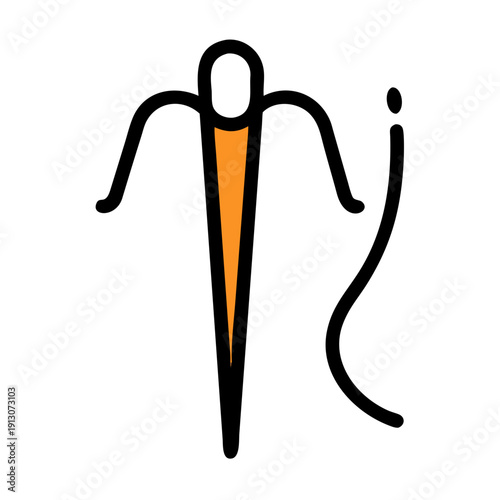 - needle and thread----