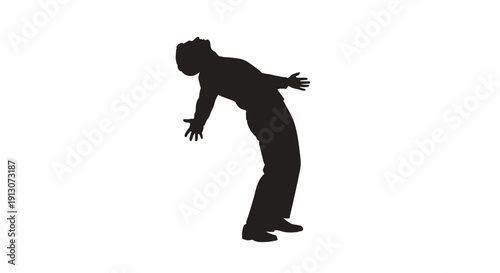 Man doing breakdancing power move.