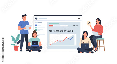 A vibrant illustration of a potted plant brings a fresh and lively touch to any space, perfect for home decor or office settings.