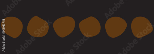 Organic liquid blob shape. Different drops in modern style. 