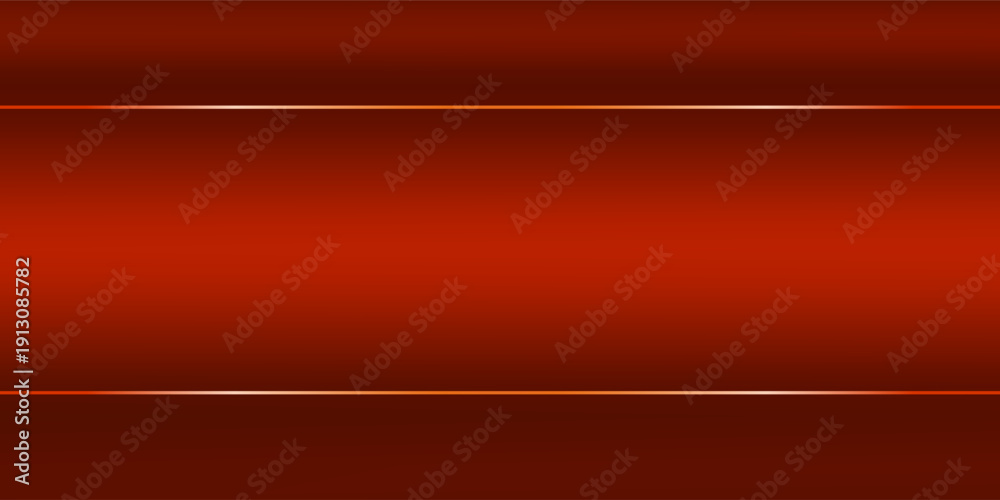 Fototapeta premium The red background has parallel red light lines on center. Vector illustration.
