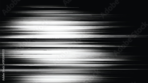 Blurred horizontal lines with white light streaks effect