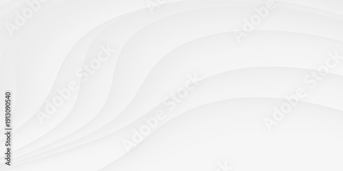 3d illustrations of modern repeat artistic flowing edge surface curve white smooth shade for architect,craft and creative background.3d rendering.