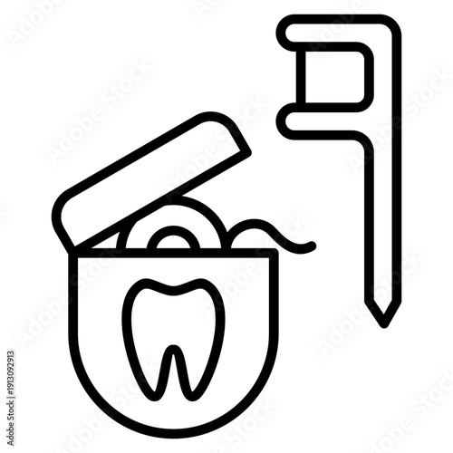 Dental Floss Icon