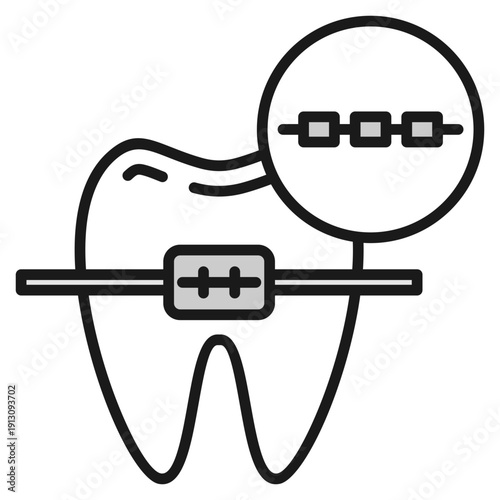 Dental Braces Icon