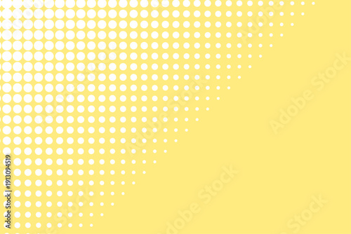 パステルカラーの黄色のカラーハーフトーン
