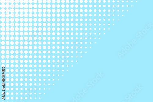 パステルカラーの水色のカラーハーフトーン