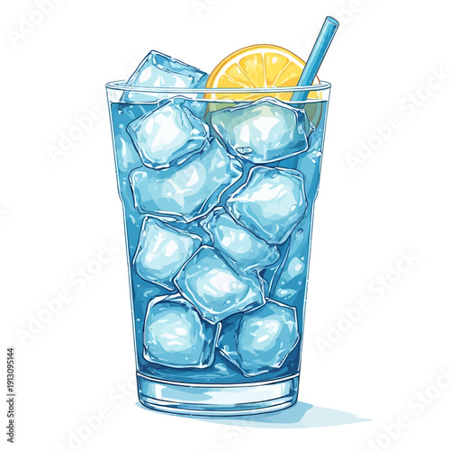 very cool design soda drink .with ice