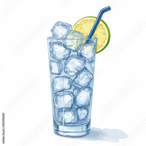 very cool design soda drink .with ice