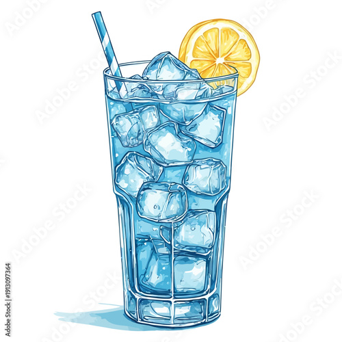 very cool design soda drink .with ice