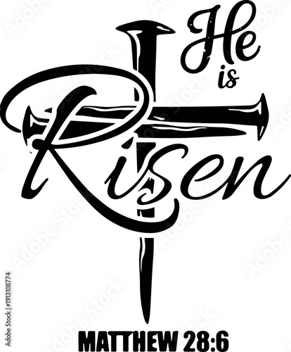 He is Risen svg 