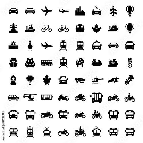 Collection of Transportation Icons 18.